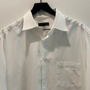 Ermenegildo Zegna White Men's Sport Shirt